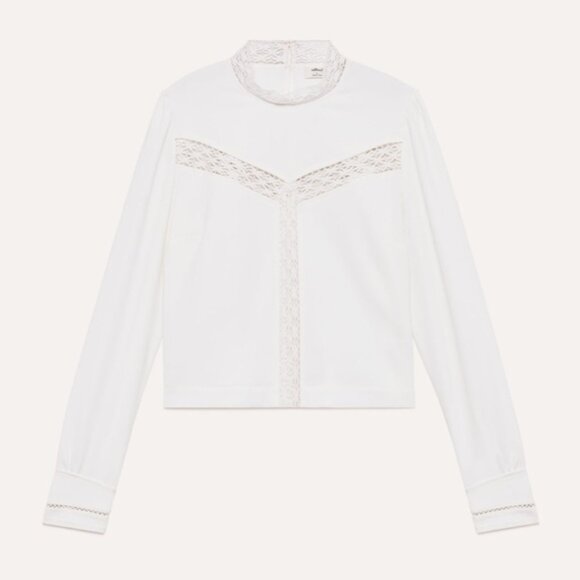 Aritzia Wilfred White Delaney Blouse - Picture 4 of 10